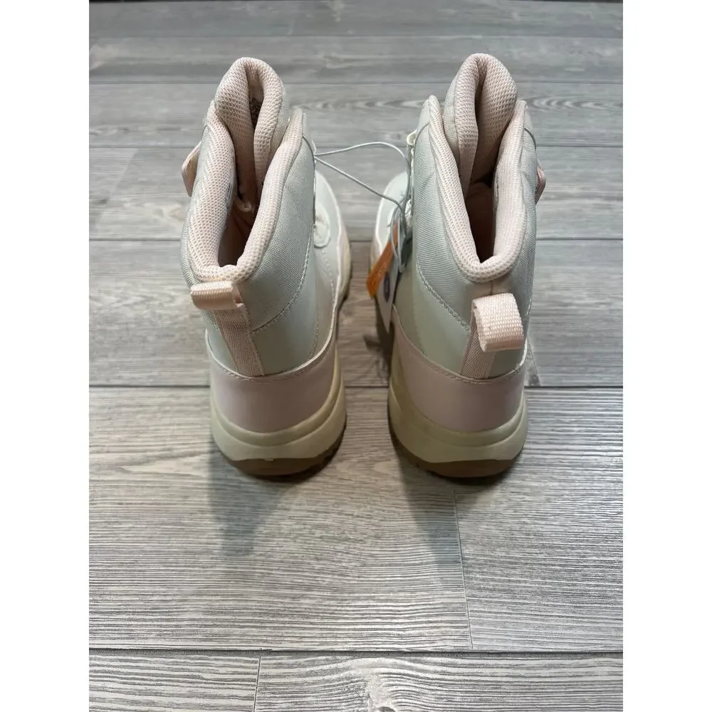 Cat & Jack Kids' Noah Waterproof Hiker Snow Boots Cream 6 NWT